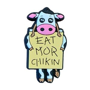 Eat Mor Chikin Chick Fil A Croc Charm